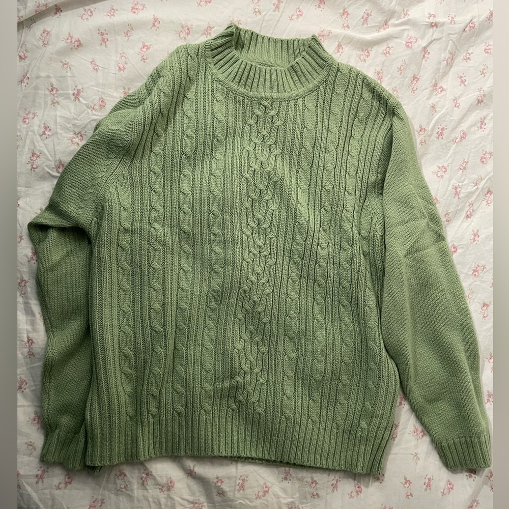 Vintage olive green sweater
